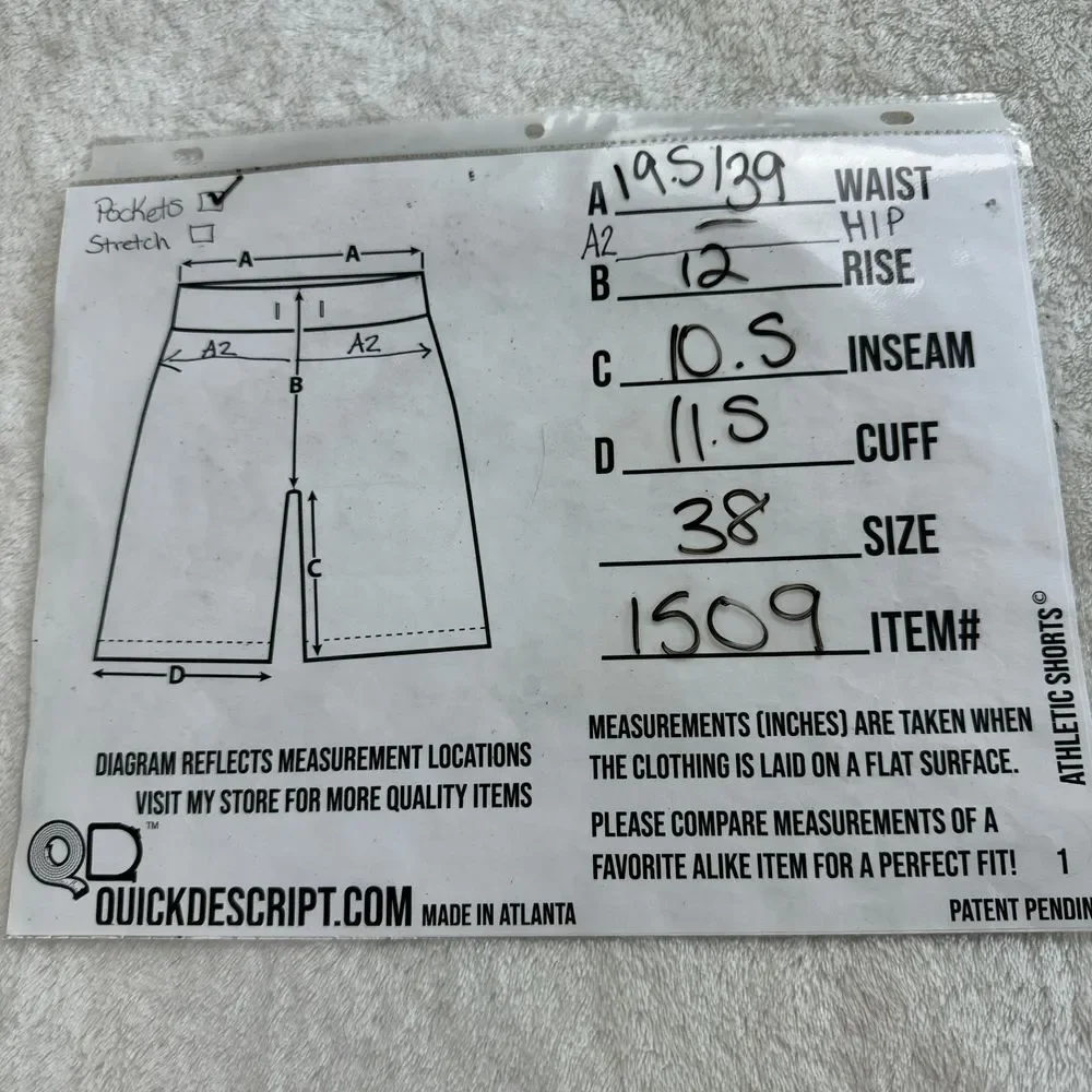 Iron Co Shorts Mens 38 Black Ripstop Cargo Flat Front‎ Pockets Outdoor Utility